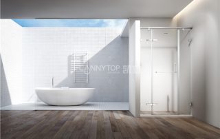 衛(wèi)浴間還是平淡無(wú)奇？利用淋浴房為它增添色彩！