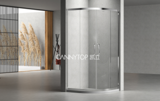 淋浴房玻璃的樣式多，淺析夾膠玻璃和防爆膜玻璃